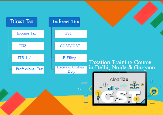 GST Certification Course in Delhi,110057,  [GST Update 2024] by SLA Accounting Institute, Taxation and Tally ERP and Prime Institute in Delhi, Noida, 